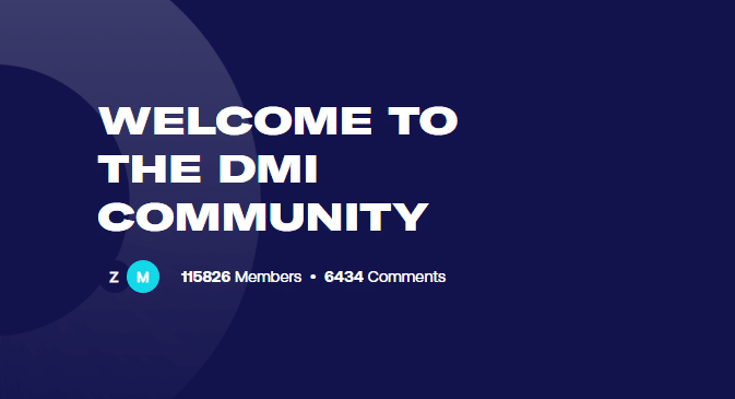 Welcome to the DMI community