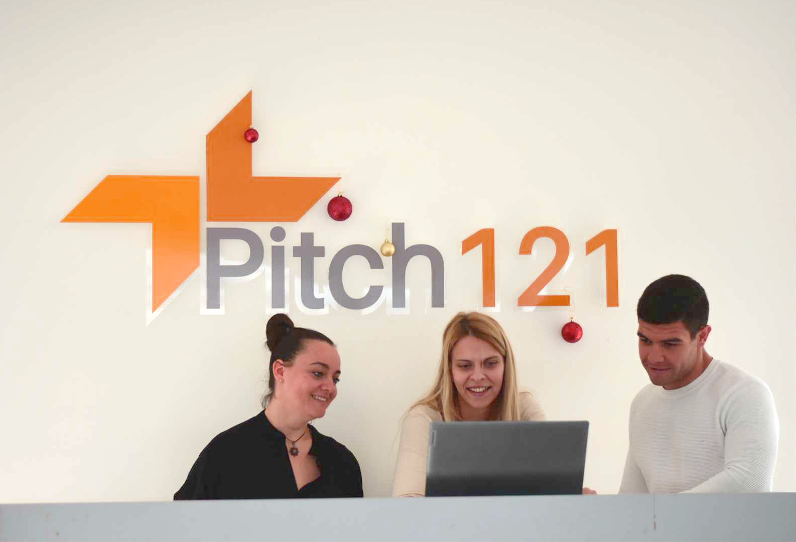 student visit at pitch 121